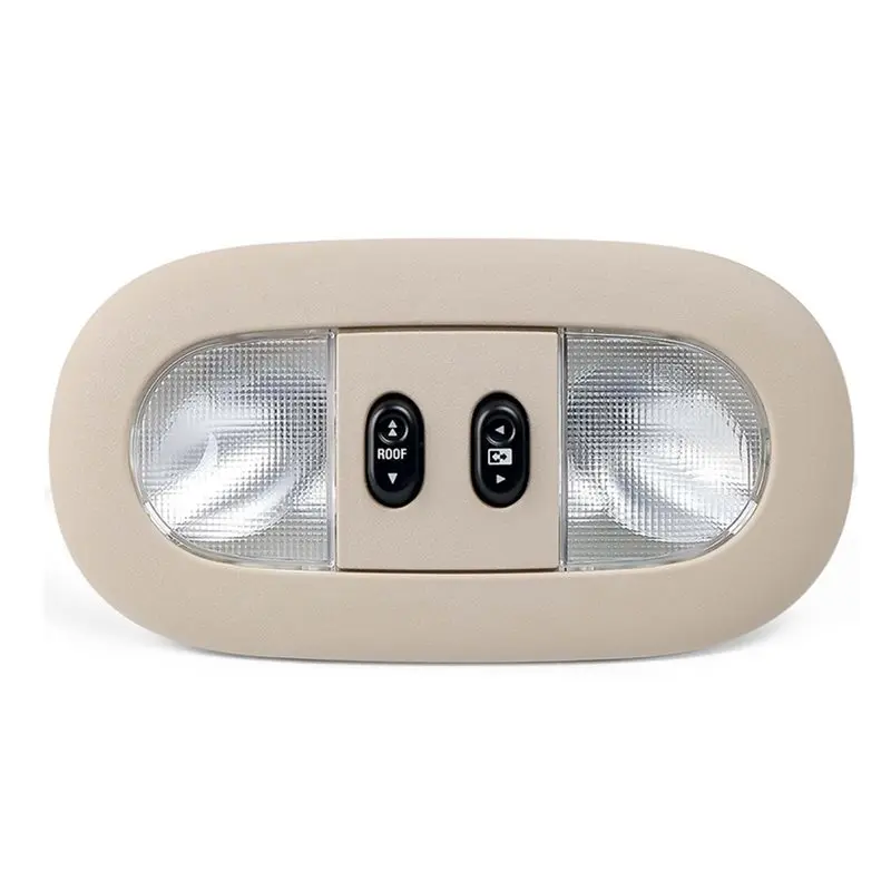 

Roof Reading Lamp For Ford F150 Lincoln Mark LT 2006-2008 With Sunroof Switch 7L3Z-18519A70-BA 7L3Z-18519A70-BC Beige