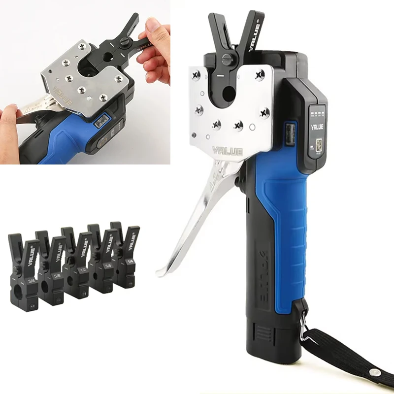 

Fully Automatic Lithium Battery Baffle Electric Expander Tool VEF-1/2 Metric Copper Tube Expander Expander