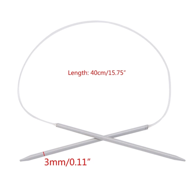 Aghi a maglia circolare in alluminio R1WA 40 15 75 tutte le dimensioni