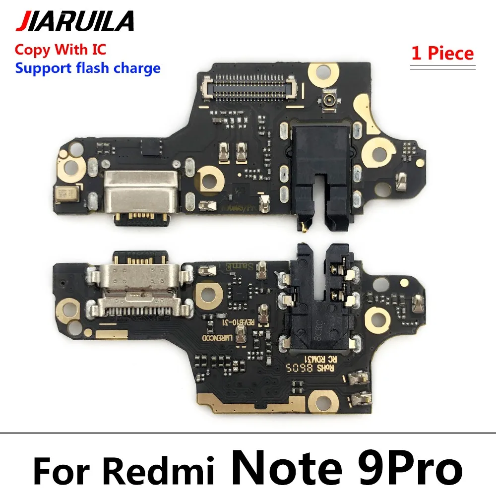 Dock Connector Micro USB Charger Charging Port Flex Cable Microphone Board For Xiaomi Redmi Note 10 Pro 10s 11 11s Pro 4G 5G 12