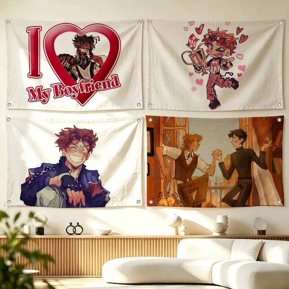 Jackpot Crash Course  Flags Wall Hanging Tapestry Outdoor Garage Room Decorative flag Background Blanket