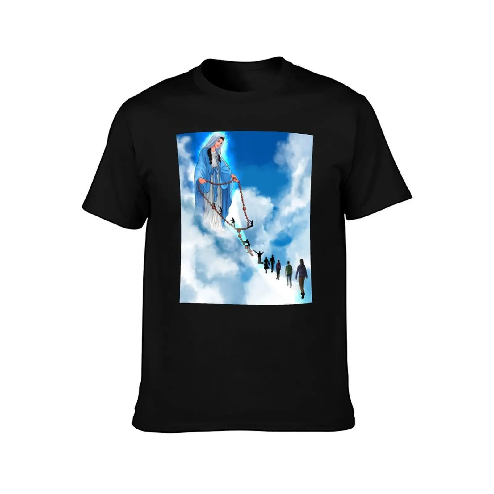 Virgin Mary Catholic Church Santa Inmaculada Maria Virgen Catolica T-Shirt Summer Holiday T-Shirt