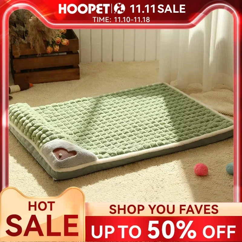 HOOPET VIP Link диван-кровать для собак, теплое гнездо для домашних животных, успокаивающая кровать, моющееся мягкое одеяло для кошек, спальный коврик, товары для домашних животных HOOPET VIP Link диван-кровать для собак, теплое гнездо для домашних животных, успокаивающая кровать, моющееся мягкое одеяло для кошек, спальный коврик, товары для домашних животных