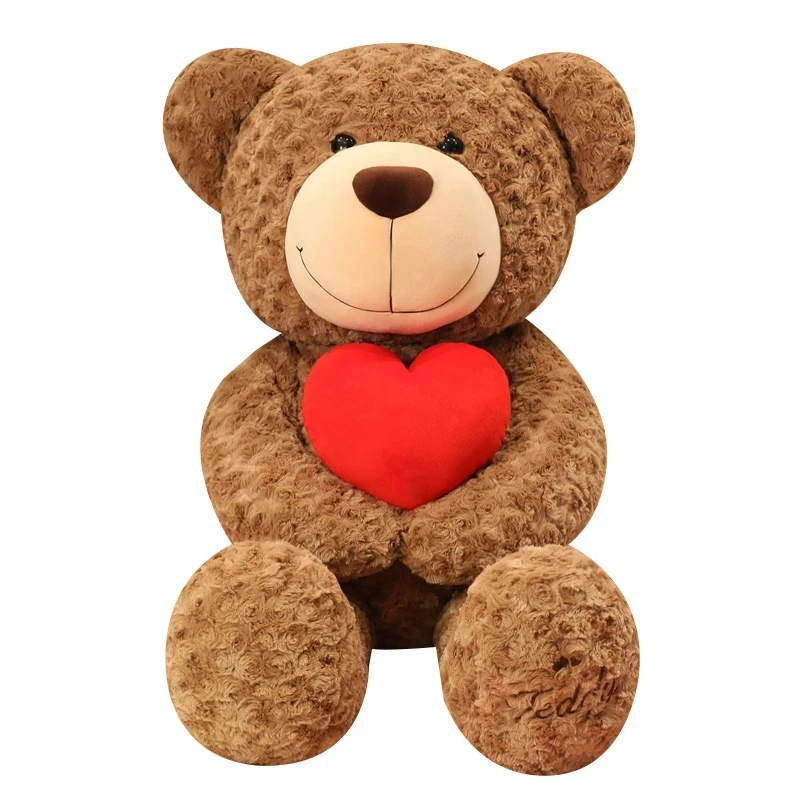 1pc 50-90CM Lovely Bear Huge Plush Toy Stuffed Soft Animal Dolls Large Teddy Bear Kids Toy Birthday Gift For Girlfriend Lover