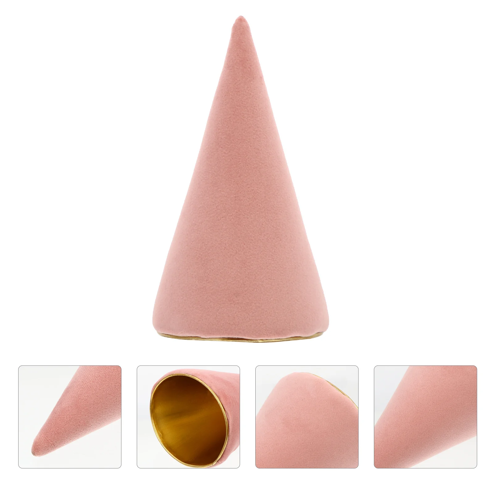 1Pcs Premium Material Circular Cone Shape Jewelry Holder Earring Necklace Organizer Eye-Catching Store Decoration