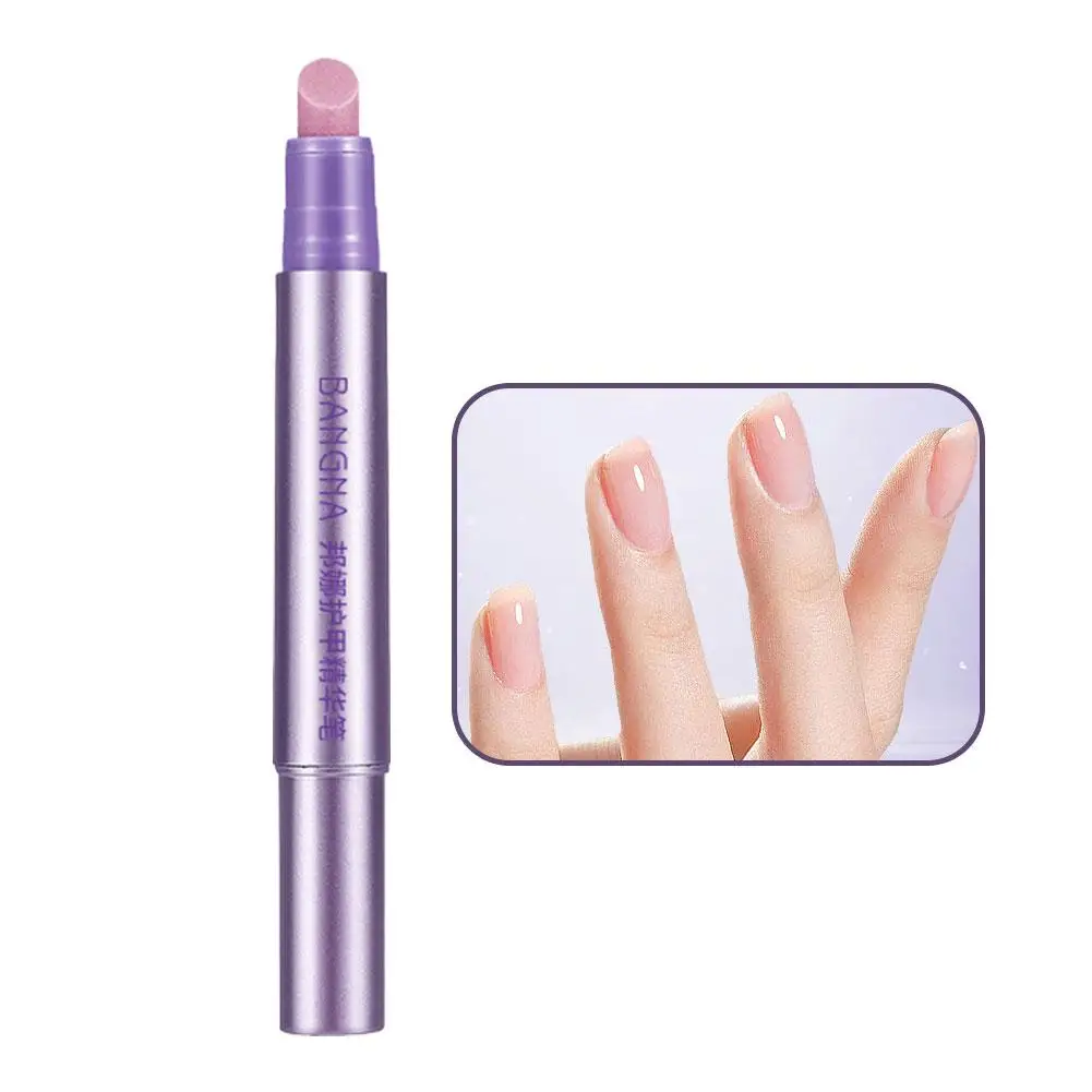 3 قطعة جوهر حماية الأظافر قلم رصاص مضاد للكسر العناية بحافة الأظافر مكافحة الظهر طعن الجلد الميت إزالة زيت حماية الأظافر القوي