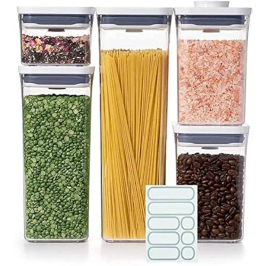 

Набор контейнеров Good Grips POP из 5 предметов с 5 этикетками