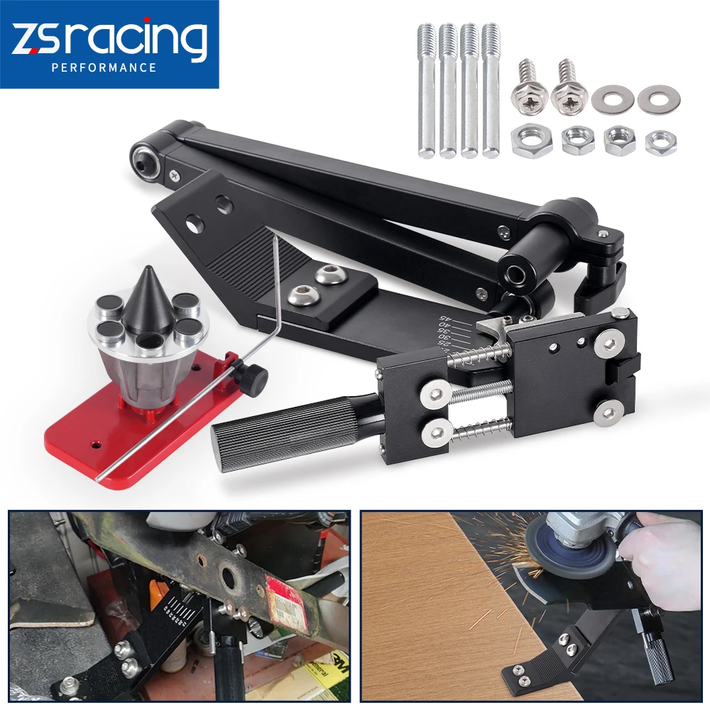 

42-047 339075B Upgrade Adjustable 15-45 Degree Lawn Mower Blade Sharpener And High Precision Magnetic Lawn Mower Blade Balancer