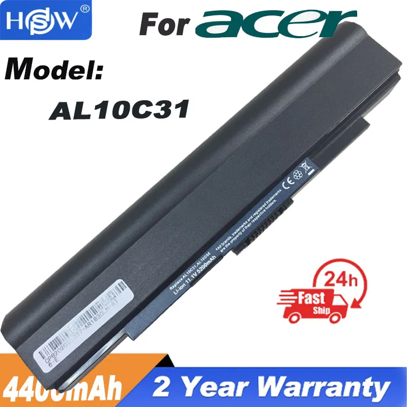 

Battery AL10C31 AL10D56 MS2297 MS2298 For ACER 1830 1830T 1830TZ 1430 1425p 1551 One AO721 721-3574 753 721 1551