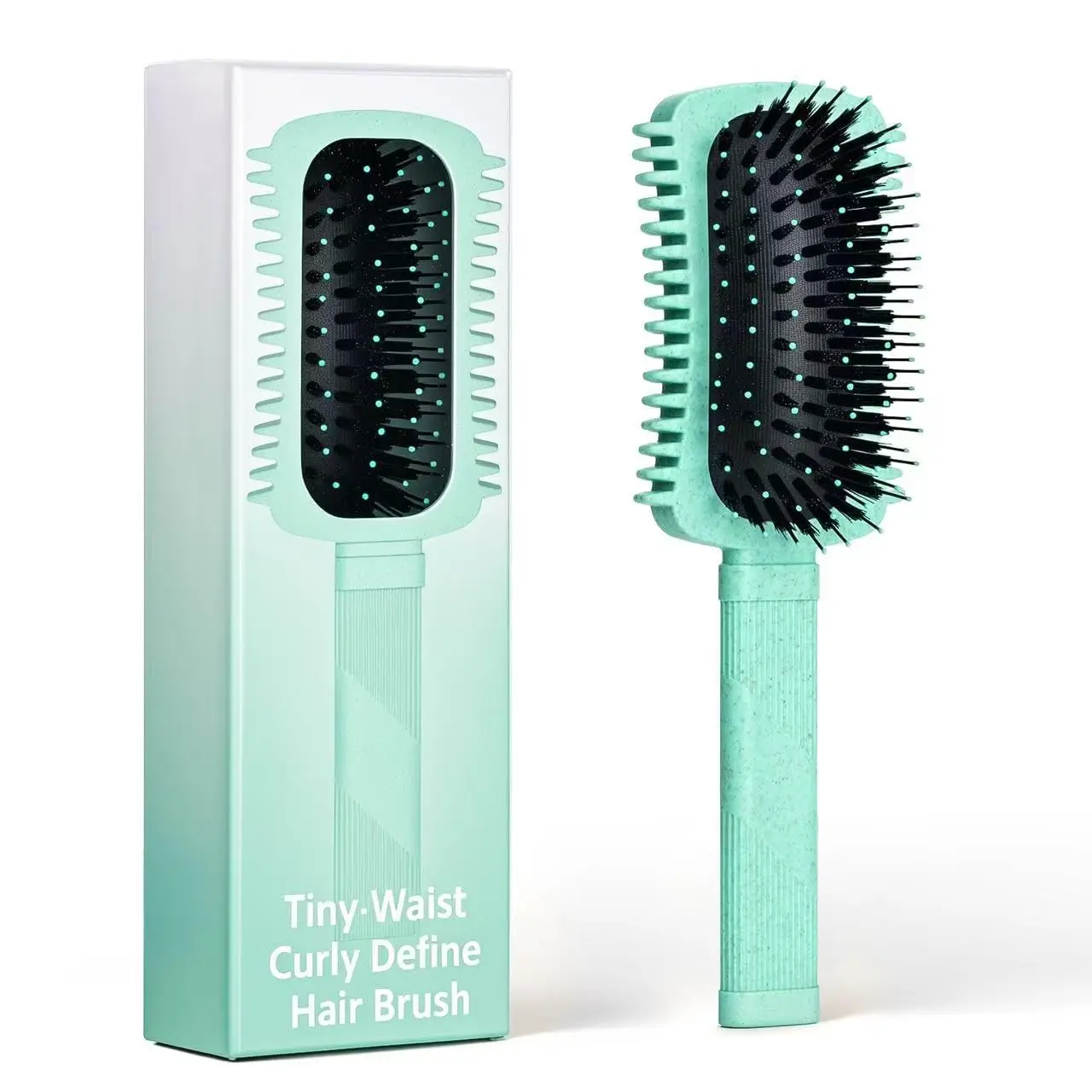 

Curly Hair Brush for Effortless Detangling, Defining Curls & Waves, Reduces Frizz