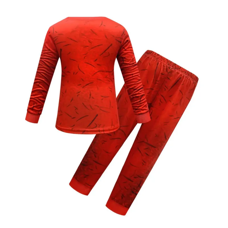 أأ ★ زي COS Banban of Garden للأطفال قميص طويل جامبو جوش مونستر + بنطلون + قناع عيد الميلاد والهالوين وجديد 2025