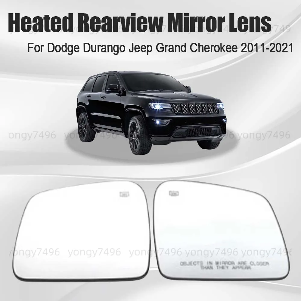 

Car Wide Angle Heated Rearview Mirror Lens For Dodge Durango Jeep Grand Cherokee 2011-2021 Car Rearview Accessories