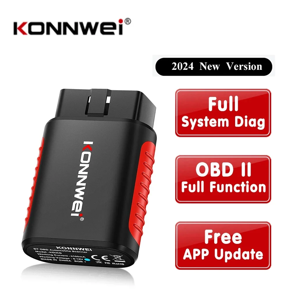 2024 New KONNWEI KDIAG Full System Auto Scanner Reset SAS EPB Service ECU Programmer OBD OBD2 Car Diagnostic Tool pk Thinkdiag