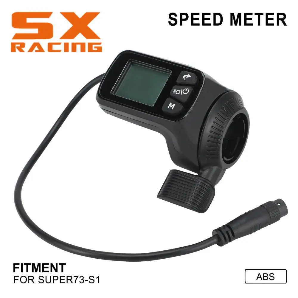 

For SUPER Super 73 S1 Electric Bicycle LCD Display Speed Meter Digital Speedometer Odometer Tachometer Shockproof Waterproof