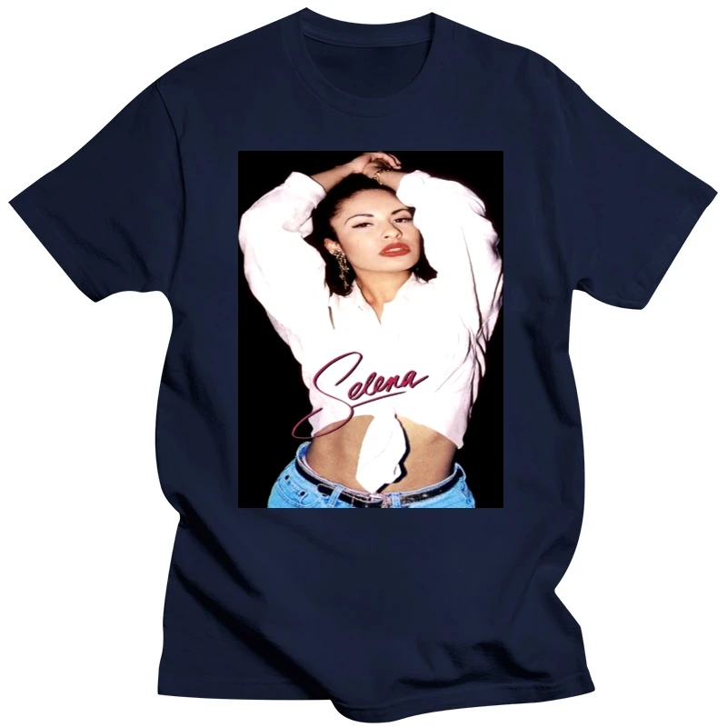 New Rare  Selena Quintanilla  T Shirt Top  Black Usasz  Limmited Edition Men Cotton Tees Tops Anime Harajuku Streetwear