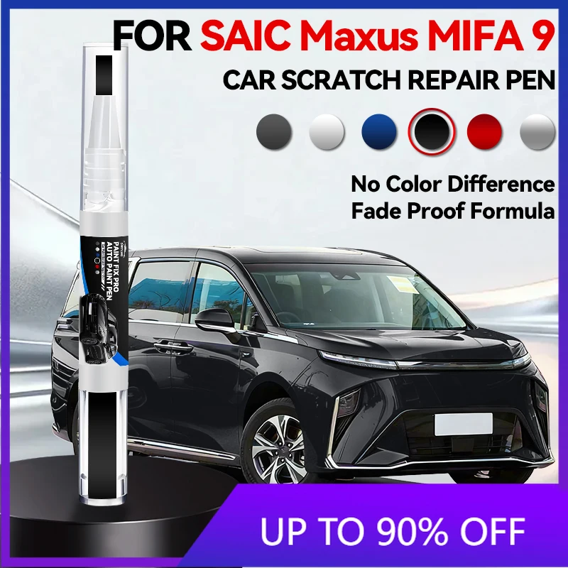 

2026 Hot Car Tool Paint Repair Pen Touch Up Scratch Remover DIY Auto Accessories For SAIC Maxus MIFA 9 Metal Black Whi
