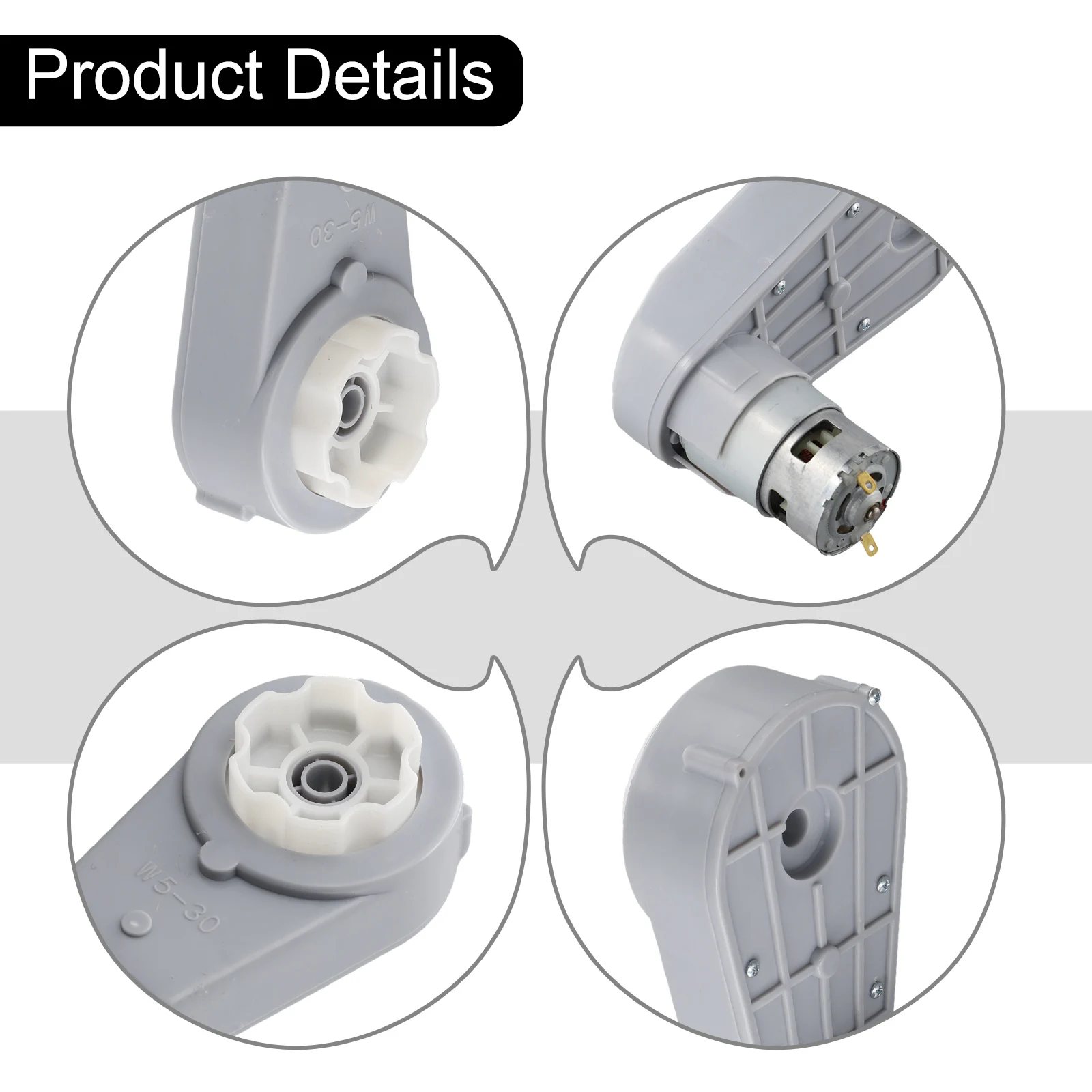 

24V RS775 High-Speed Motor Gearbox For Power- Wheels Motor Upgrade,High Torque 24 Volt Motor With Gearbox Tools Accessories