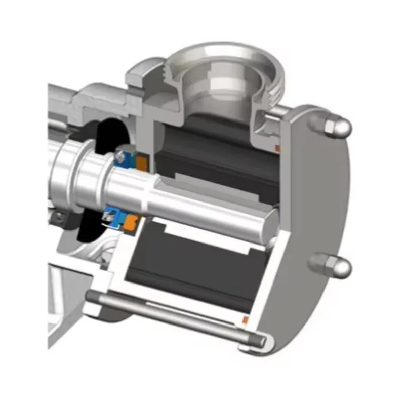 

Stainless Steel Sanitary Transfer Pump - for Large Particles & Jelly / Self-Priming / Flexible Impeller Design