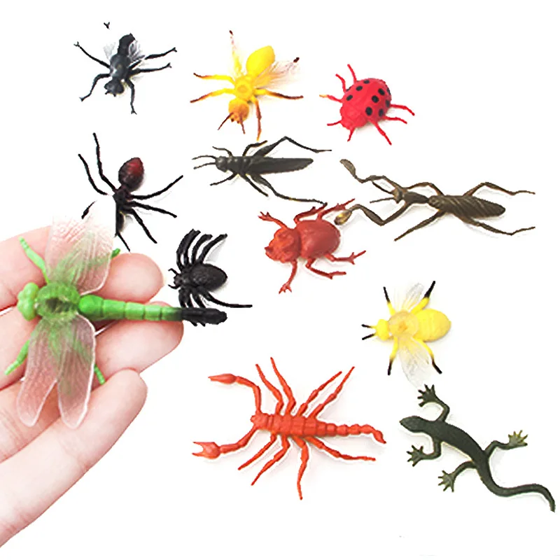 Simulation Wild Animal Miniature Insects Figurines Sets Teaching Aids Model Spider Biology Education Toys Landscape Ornaments