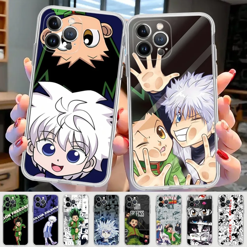 Hunter X Hunter Phone Case For IPhone 15 8 7 6 6S Plus X SE 2020 XR XS 14 11 12 13 Mini Pro Max Mobile Case