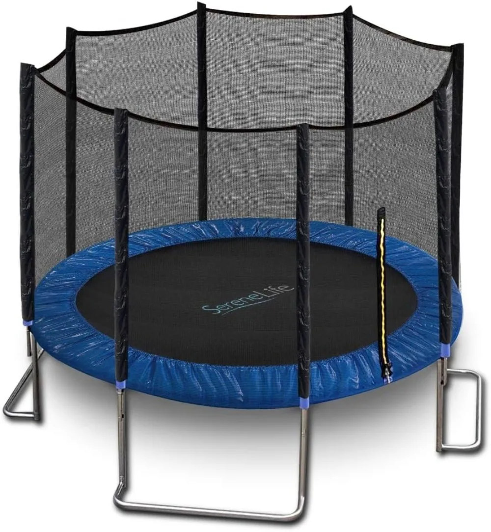 

ASTM Approved Trampoline with Net Enclosure – Stable, Strong Kids and Adult Trampoline with Net – Outdoor Trampoline for Kids