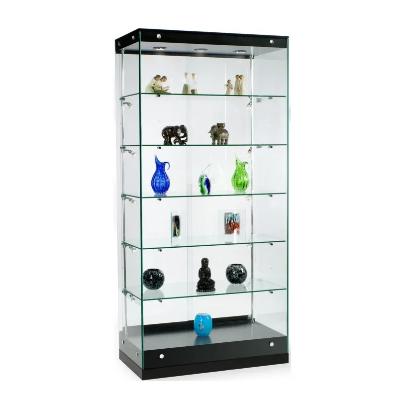 Custom. Sliding By Jewelry Showcase Display Glass Display Cabinets Cabinet Store For Bag With Lights