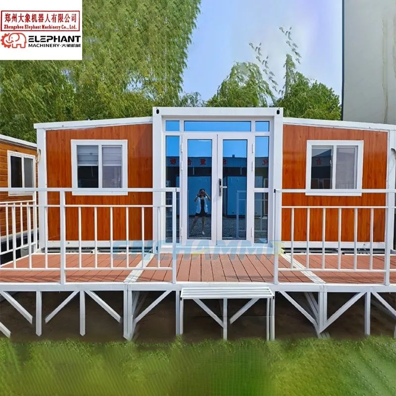 Customized China Prefabricated Houses Modular Portable Shipping Container Garden Shed Cabin Garage Triangular Design