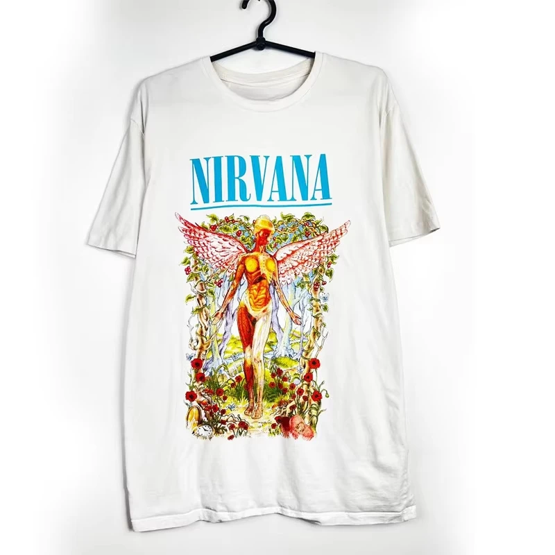 Incesticide Album Cover NIRVANA Band T-Shirt Baumwolle Grafik-T-Shirt Herren Damen Sommer Streetwear – Detail 6