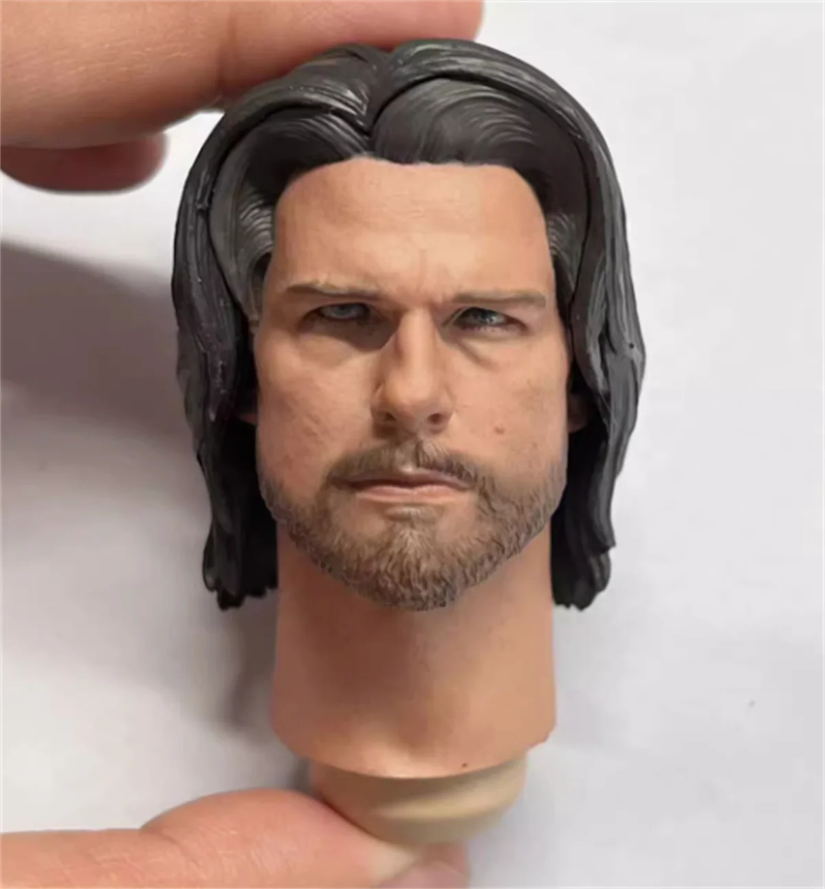 1/6 Tom Cruise Head Sculpt Anime  Male Head Carving Movie Actor  Model Fit 12'' Soldier Action Figure Body Dolls HObbies  Toys