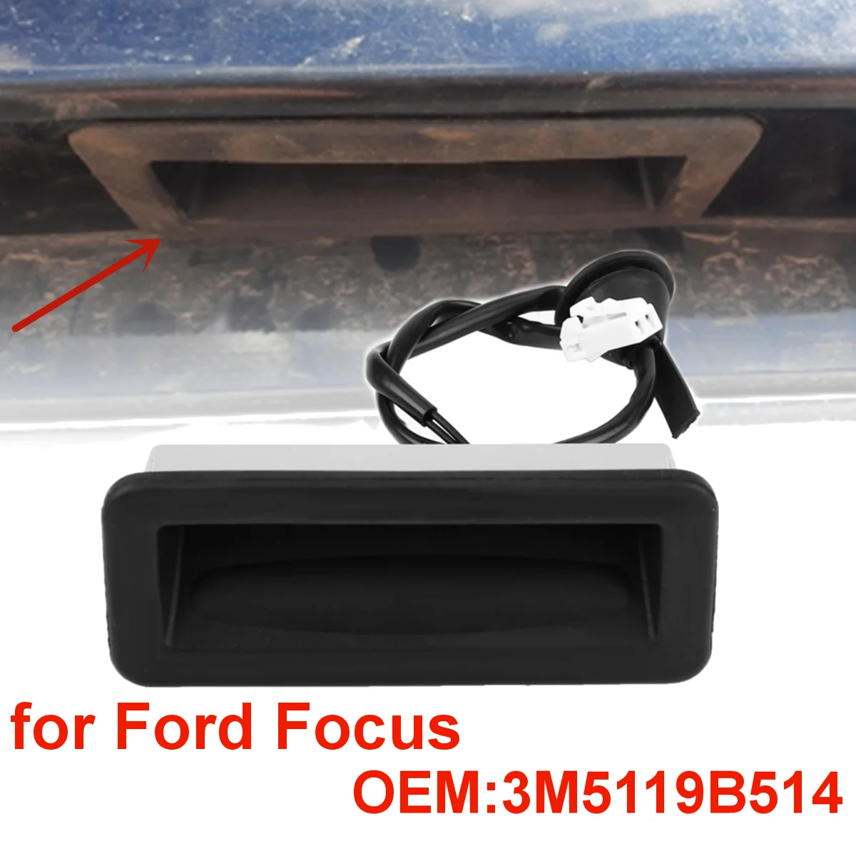 1346234 Car Tailgate Trunk Boot Release Switch 3M5119B514AC for Ford Focus MK2 C-MAX 2003-2010