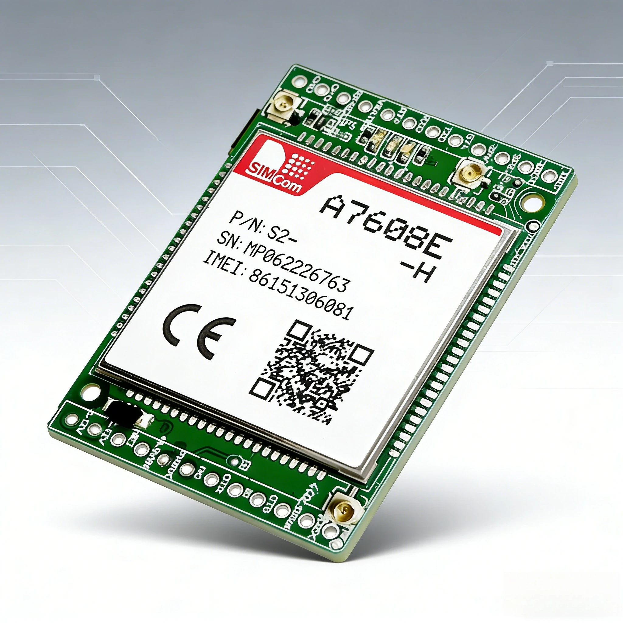 simcom-dd-mcore-a7608e-h-コアボード-a7608e-h-lte-cat4-音声-gnss-開発ボード-4g-fpc-gps-アンテナ付き