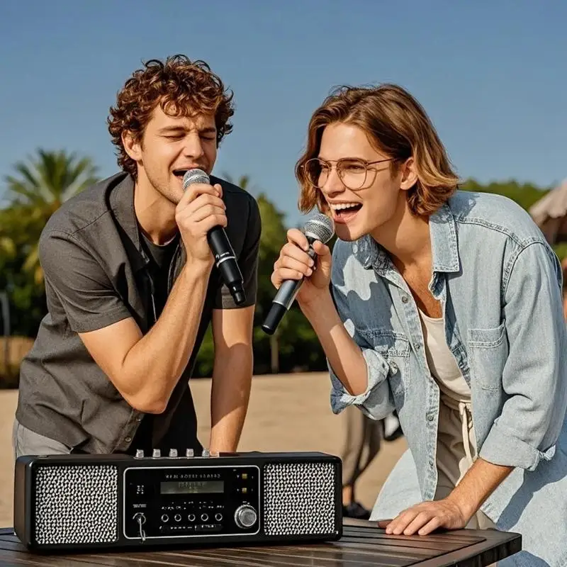 Kids Microphone Toy Instrument Model Explore & More Karaoke Mic Toy for Boys & Girls Educational Instrument A2UB