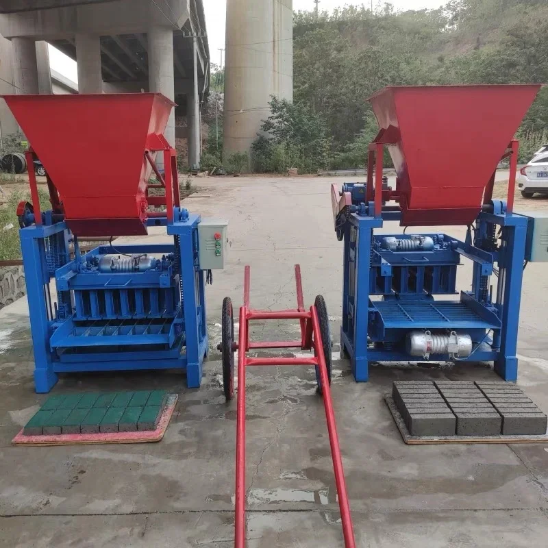 Factory Price Electric Hollow Block Making Machine Semi Automatic Concrete Brick Making Machinery