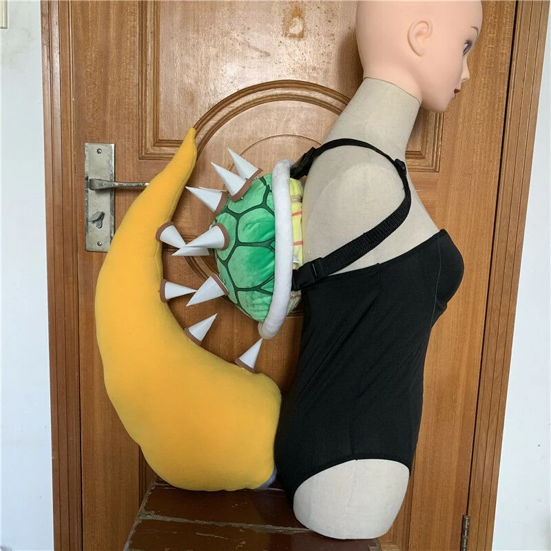 Bowsette Koopa Princess Plush Tail Turtle Shell Cosplay Set Anime  Accessories Kawaii Furry Prop Peach Alternative Costume
