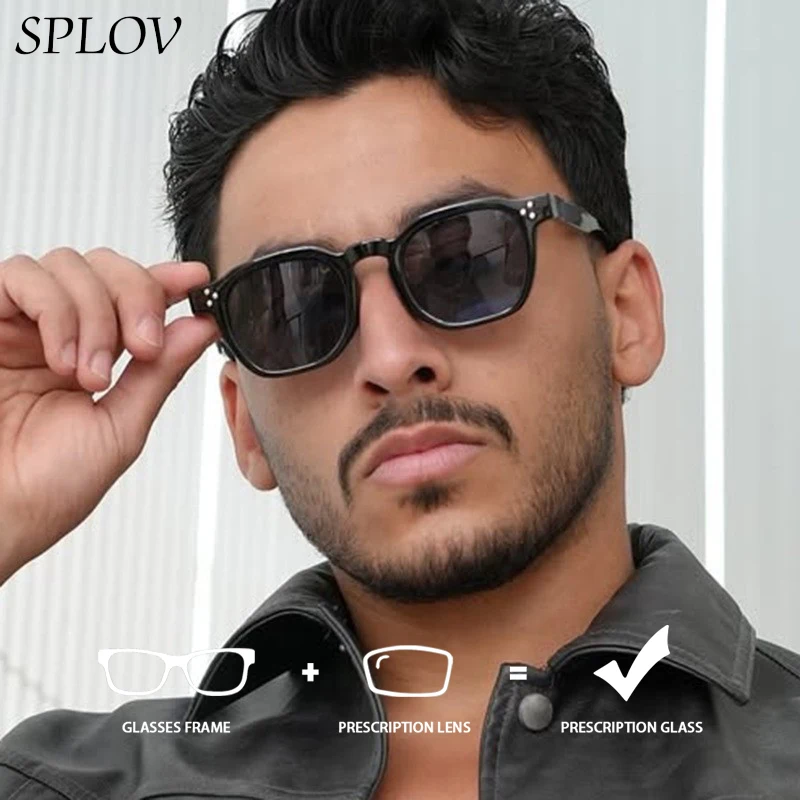 

SPLOV Professional Customized Prescription Sunglasses Anti Blue Light Progressive Multifocal Myopia Sunglasses