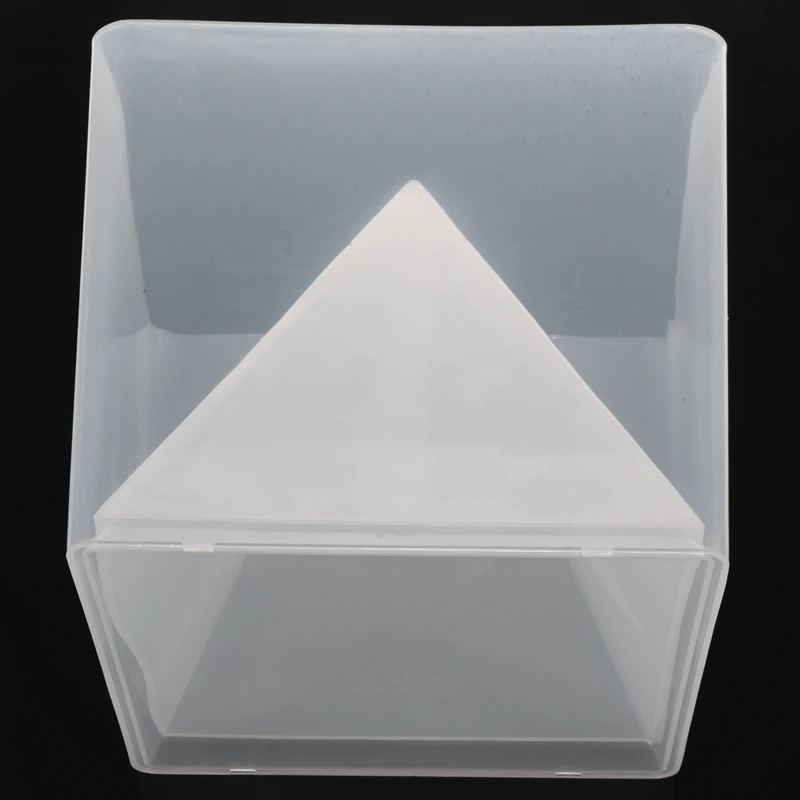 New Super Pyramid Silicone Mould Resin Craft Jewelry Crystal Mold With Plastic Frame Jewelry Crafts Resin Molds