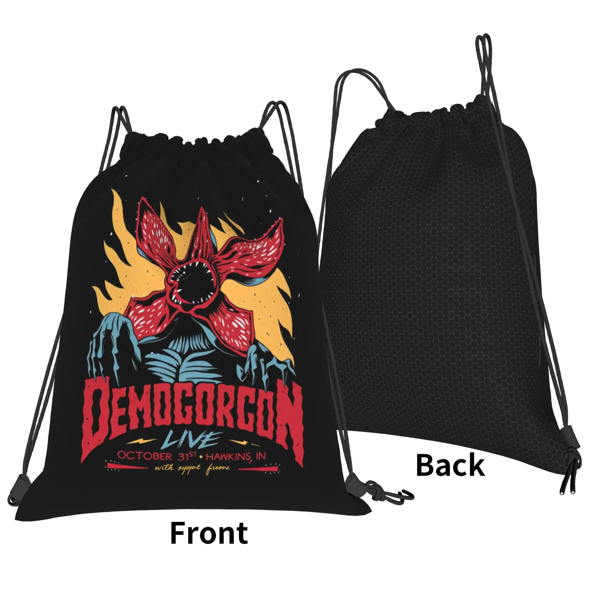 American TV Series Drawstring Bag American TV Series Sports Camping Men BackpackPortable Minimalist Sackpack String Bags