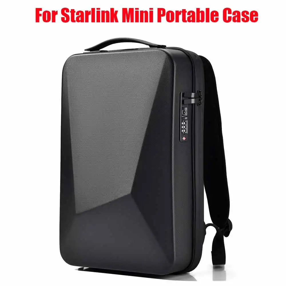 Storage Bag For Starlink Mini Portable Case for Cables Power Supply Kickstand Pipe Adapter Travel Anti-theft Backpack