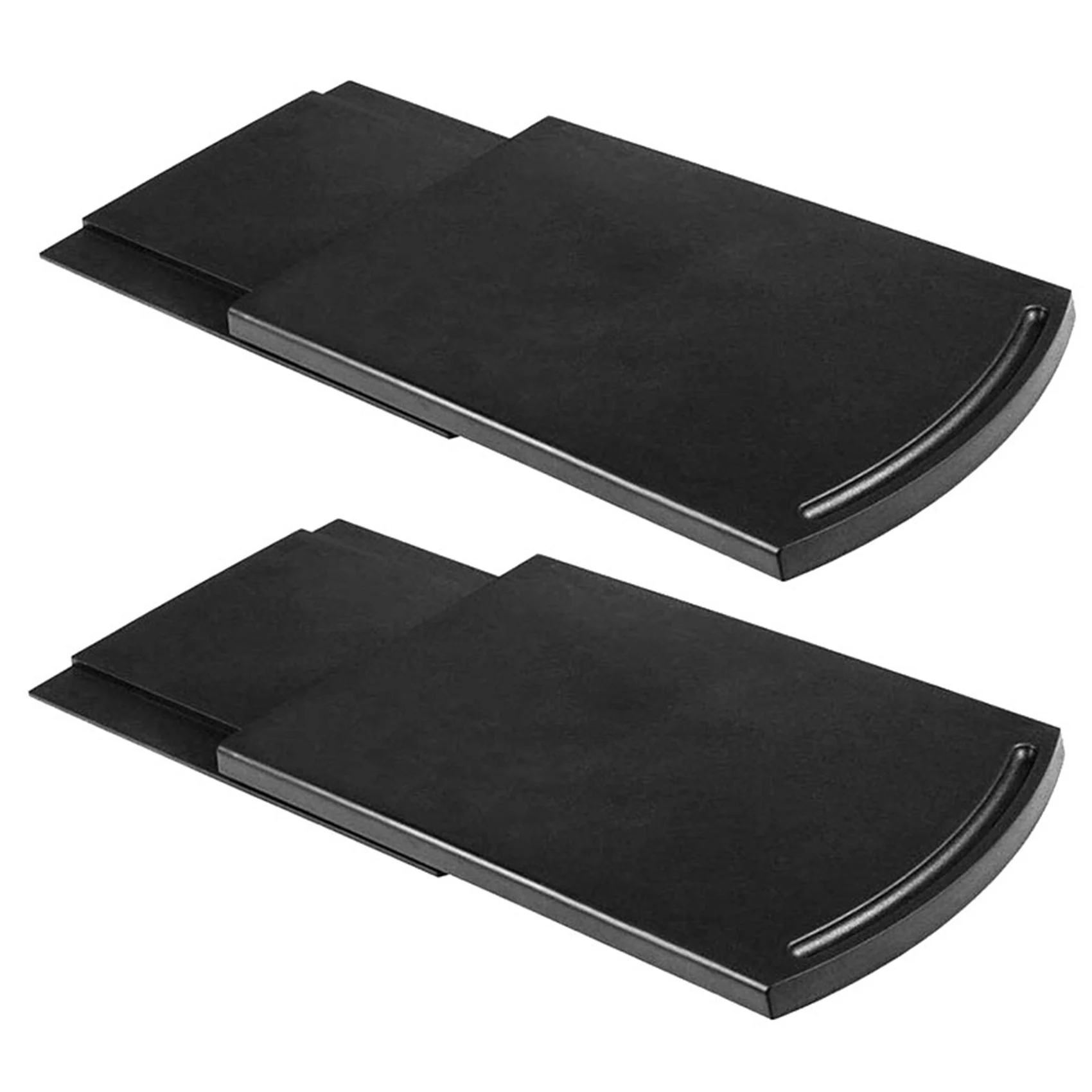 

2X Kitchen Sink Sliding Coffee Tray Mat, Under-Cabinet Equipment Coffee Machine Toaster Countertop Storage Slider-Base