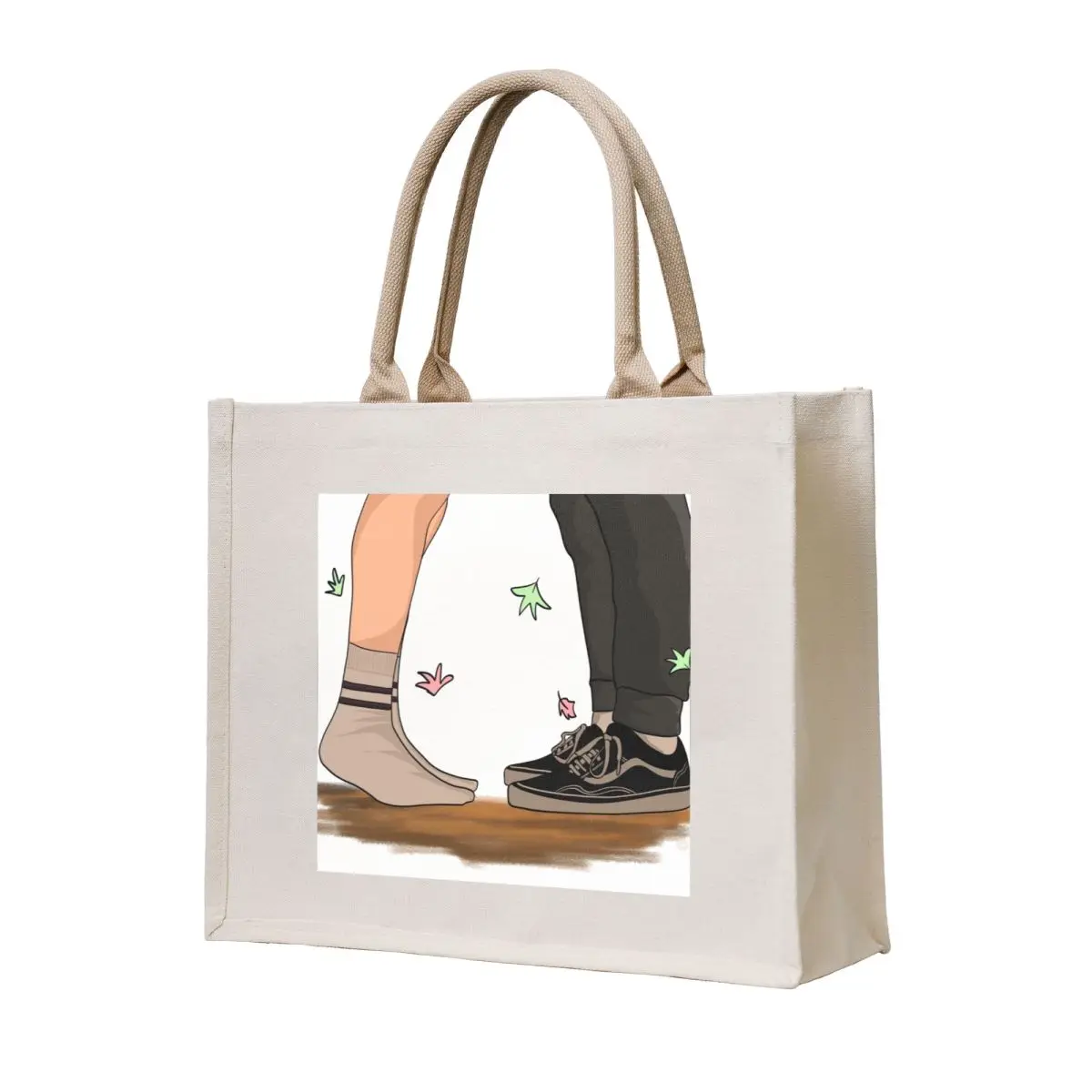 

Heartstopper Nick and Charlie Tote Bag Women's beach bags Canvas bag Fabric bag Big