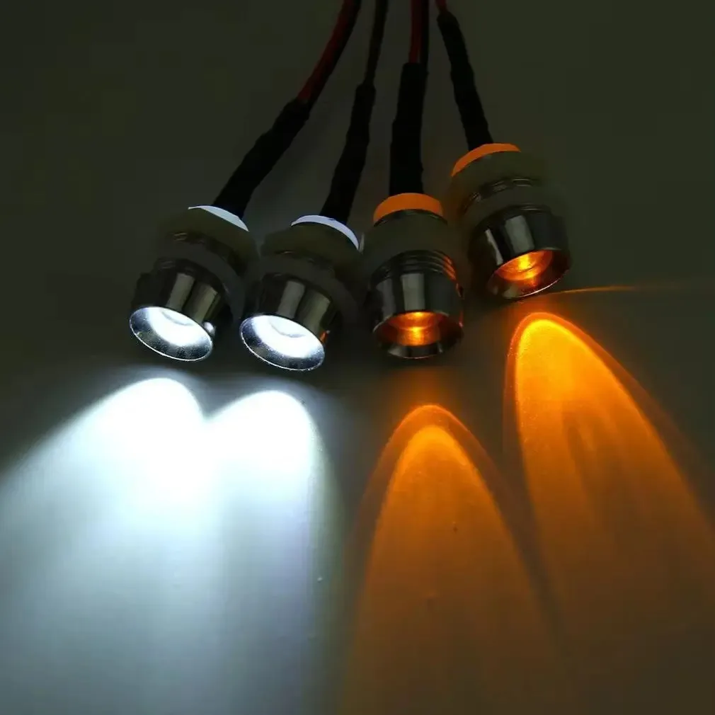 RC LED-Lichtset Scheinwerfer für 1/10 1/8 1/12 RC Auto Truck Crawler Drift Car Frontscheinwerfer Rücklicht TRAXXAS HSP HPI MN99 MN90 – Detail 5