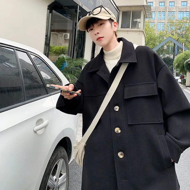 

Wool Blend High Quality Coat Mans Waist-Cinching Midsection-Narrowing Midriff-Constricting Abdomen-Tightening Belly-Compressing