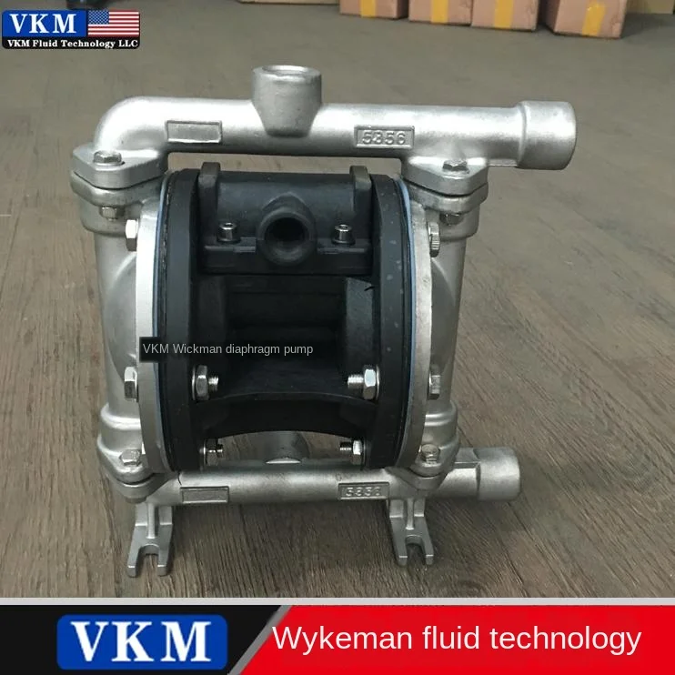 VKM pneumatic diaphragm pump 4 points caliber QBY-15 plastic PTFE acid and alkali imported plastic