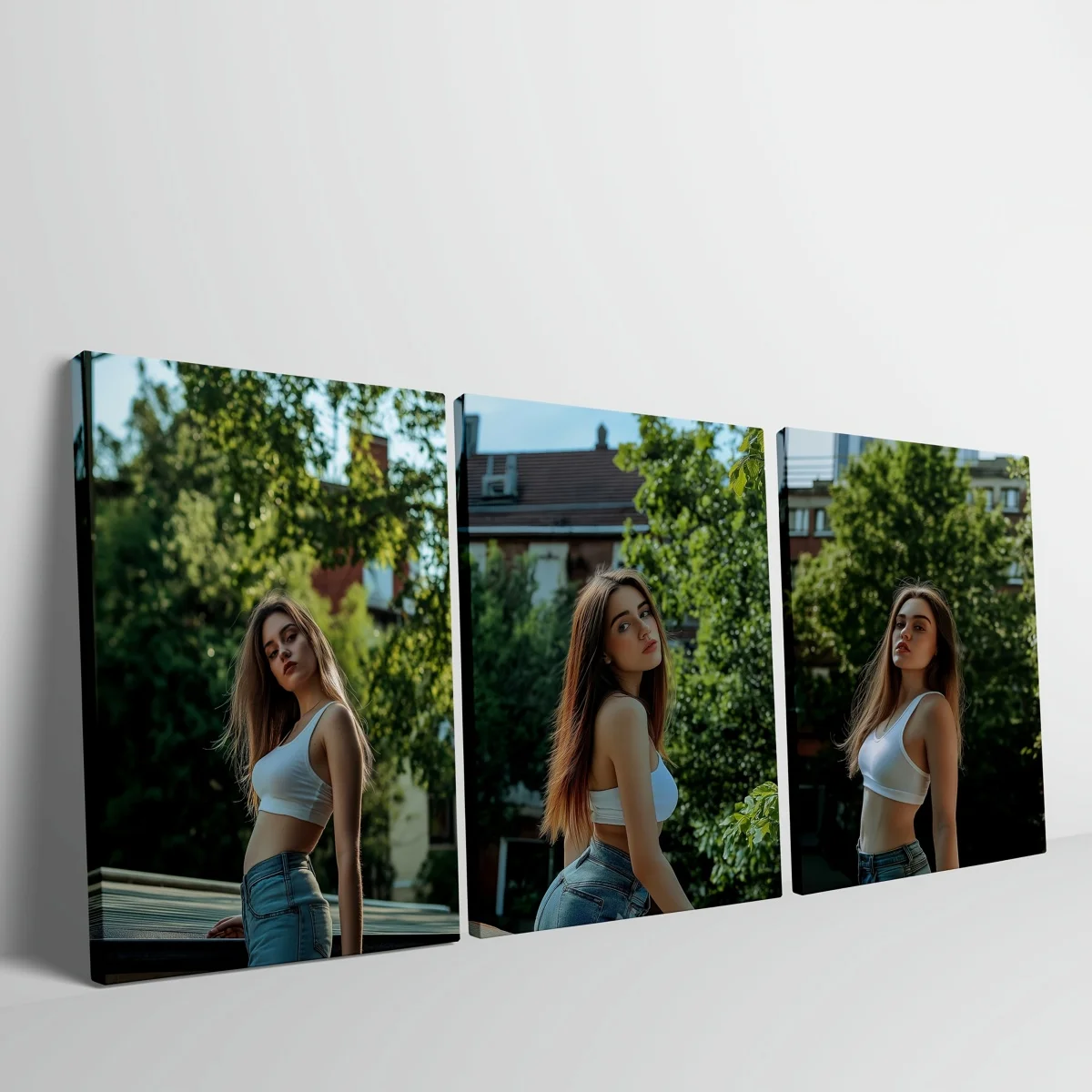 Set of 3 Custom Canvas Prints — Personalize with Your Own Photos, Perfect for Home Decor and Gifts image 2