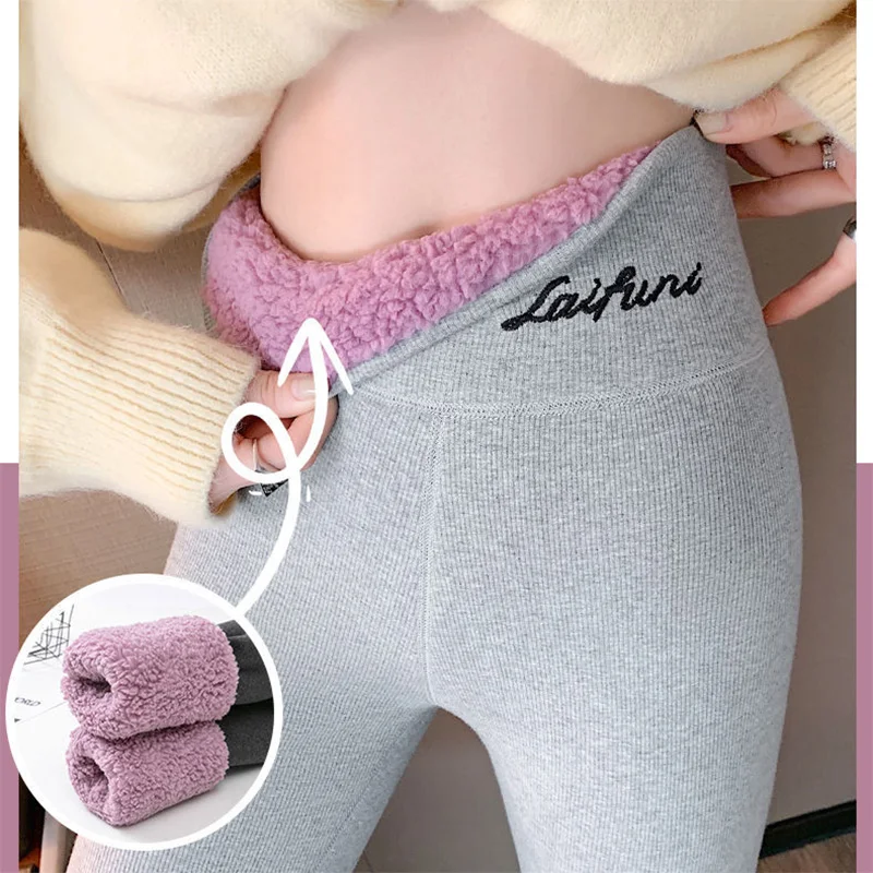 Extra-thick Cloudy Fleece Leggings Women Outside Wear Winter Padded and Thickened Warm Trousers High-waisted Large Size