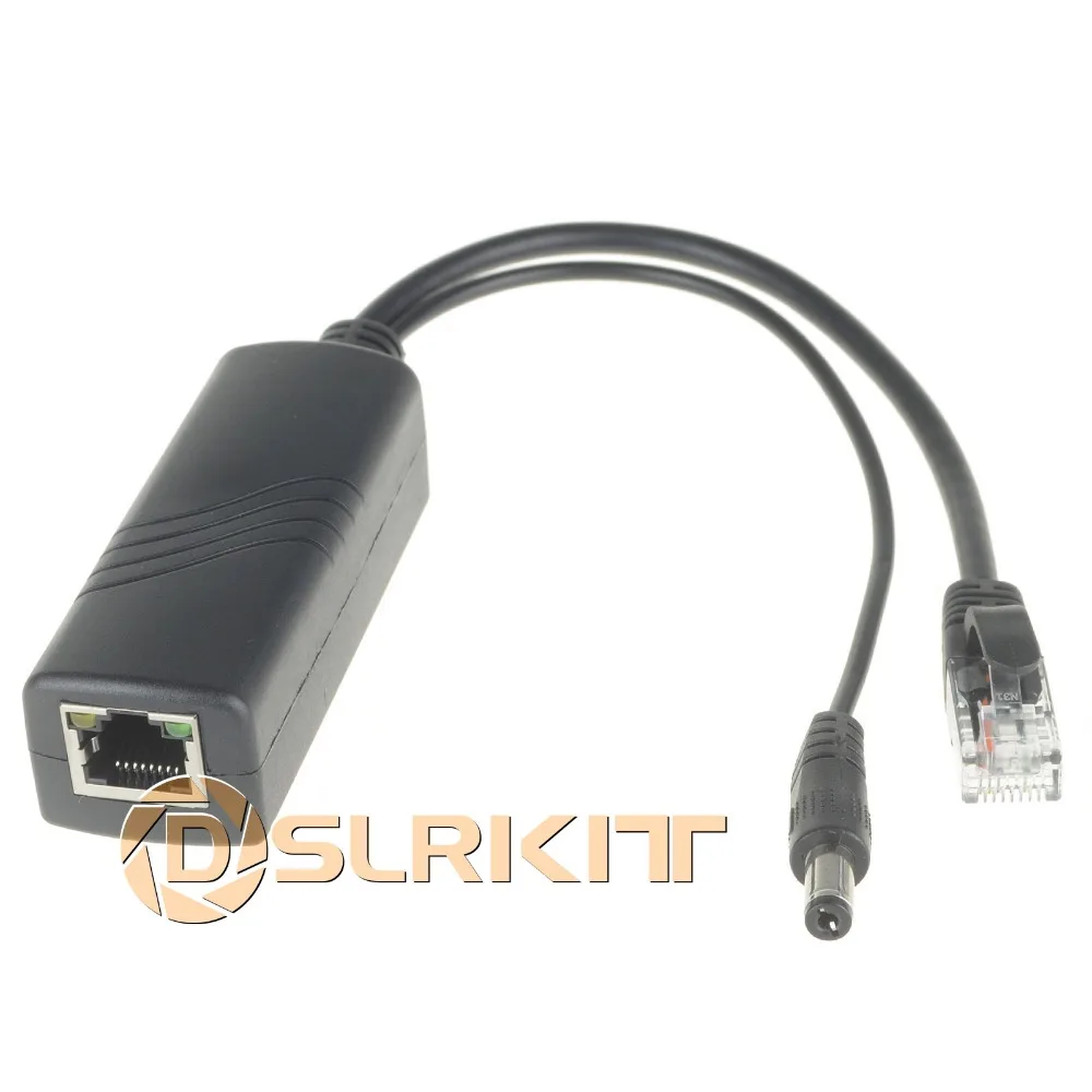 Active PoE Splitter Power Over Ethernet 48V to 12V 2A for IEEE802.3at 25.5W