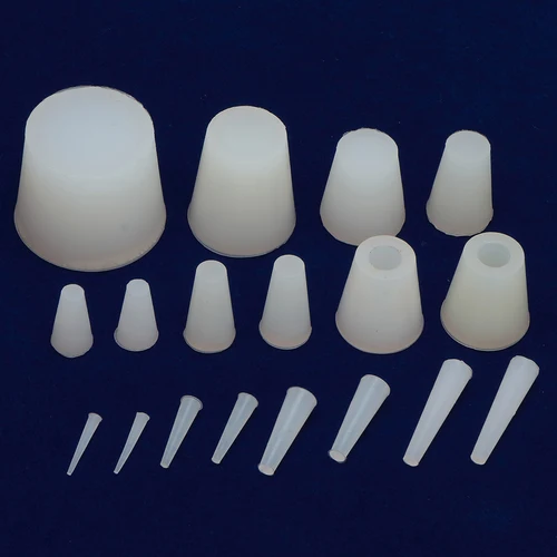 Imagen 1 del producto Tapón de sellado de silicona, termoestabilidad cónica, tuerca suave, goma, resistente a bajas temperaturas, tapón de botella, escudo impermeable