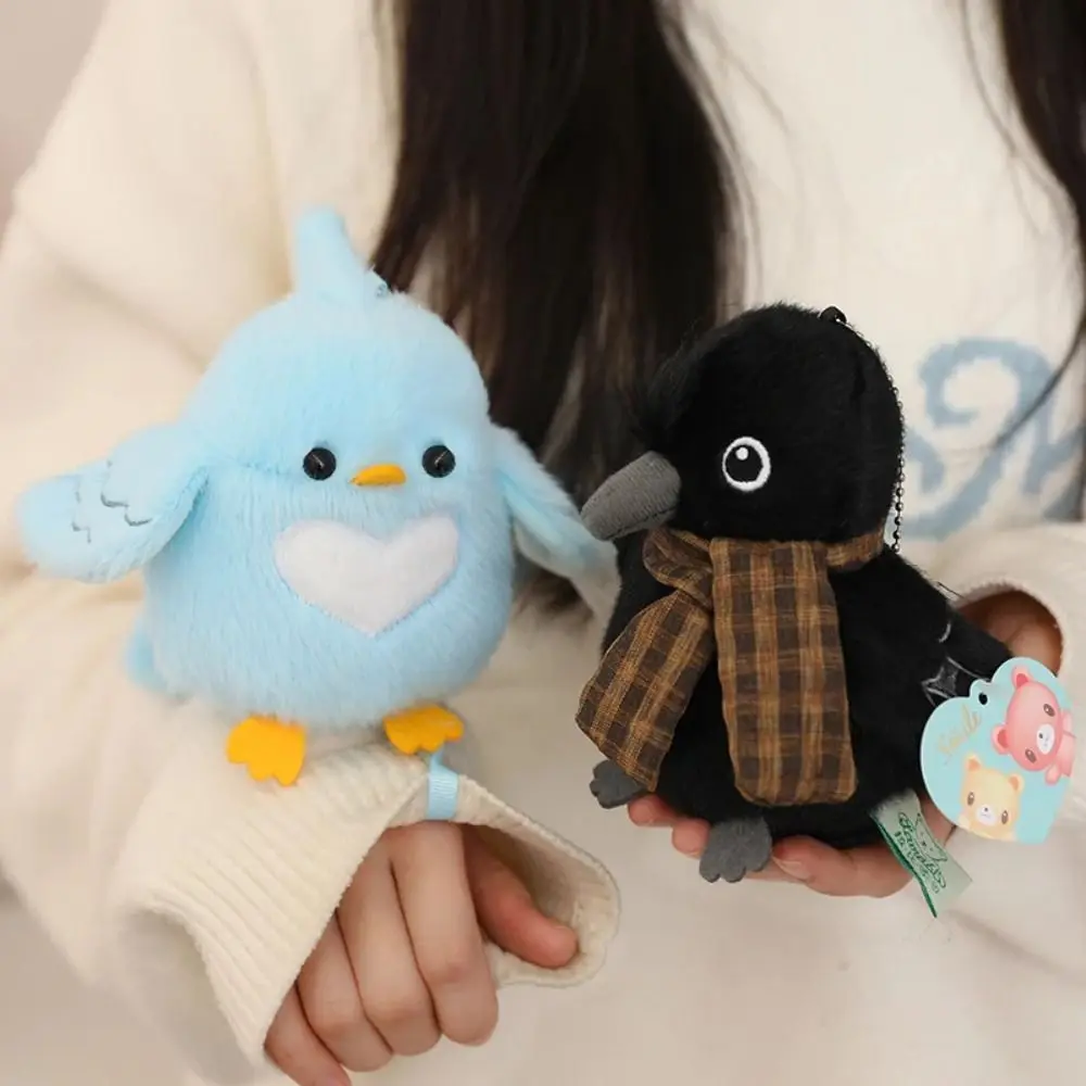 

Cute Animal Bird Series Plush Toy With Magnets Owl Parrot Plush Doll Realistic Colorful Simulation Birds Toys Home Decor