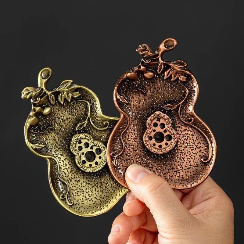 Vintage Incense Burner Tray Holder Classic Resin Incense Stick Holder Desktop Censer Ornament Home Table Decoration