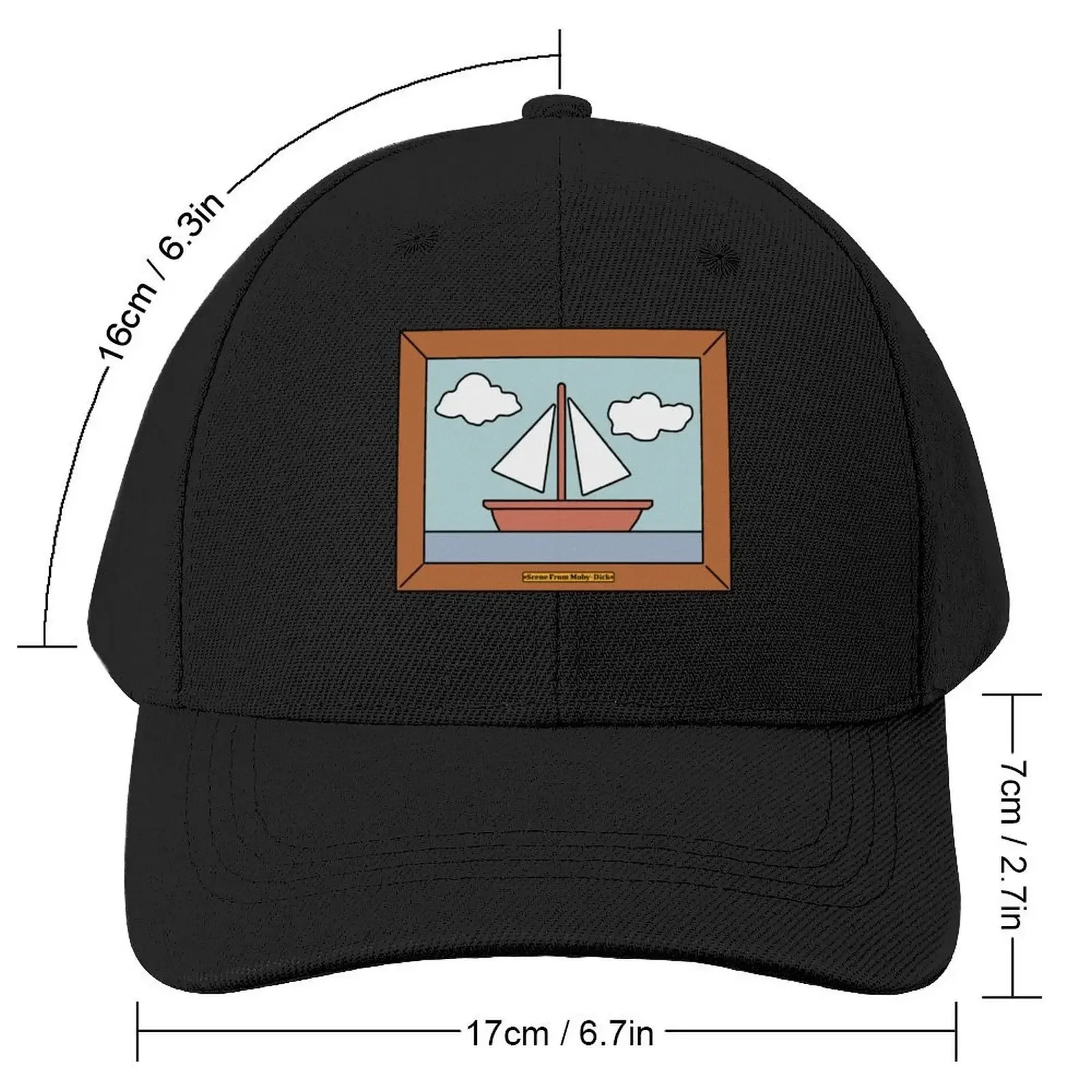 Scene From Moby-Dick Baseball Cap New In Hat derby hat Sun Cap tea Hat Ladies Men's